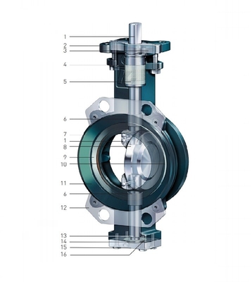 Valvola a farfalla di controllo Keystone 360 con attuatore elettrico F89