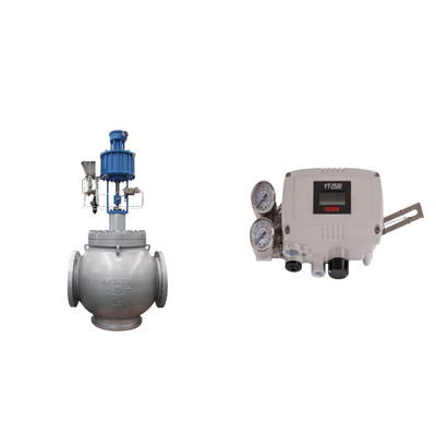 Valvola di controllo pneumatico con posizionatore di valvola intelligente originale rotor YT-2500 e valvole solenoidi a due vie EMERSON ASCO210