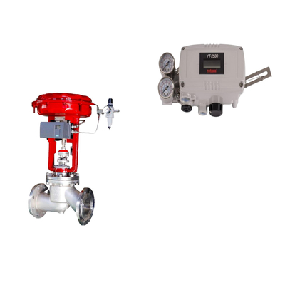 Valvola di controllo pneumatico con posizionatore di valvola intelligente originale rotor YT-2500 e valvole solenoidi a due vie EMERSON ASCO210