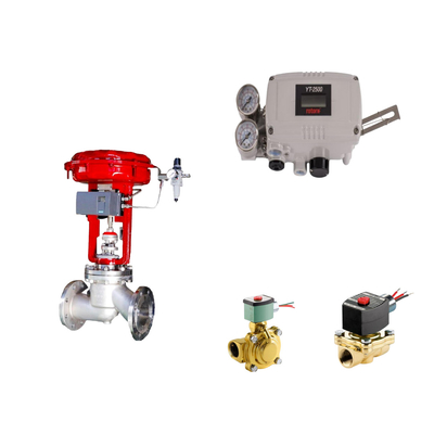 Valvola di controllo pneumatico con posizionatore di valvola intelligente originale rotor YT-2500 e valvole solenoidi a due vie EMERSON ASCO210