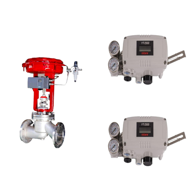 Valvola di controllo pneumatico con posizionatore di valvola intelligente originale rotor YT-2500 e valvole solenoidi a due vie EMERSON ASCO210
