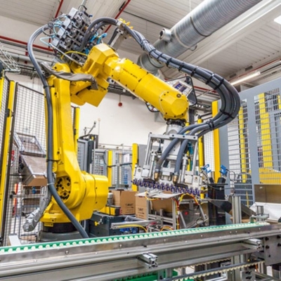 6 assi braccio robotico con controller robot industriale di M-20iA per