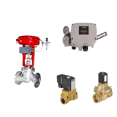 Valvola di controllo pneumatico con posizionatore di valvola intelligente originale rotor YT-2500 e valvola solenoide tipo 5404 Burkert