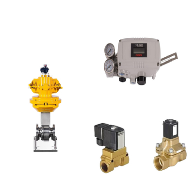 Valvola di controllo pneumatico con posizionatore di valvola intelligente originale rotor YT-2500 e valvola solenoide tipo 5404 Burkert