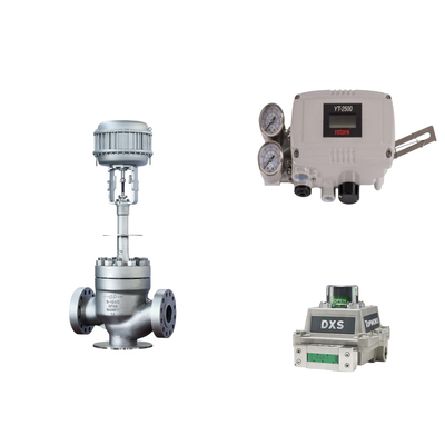Valvola di controllo pneumatica con posizionatore di valvola intelligente originale rotor YT-2500 e interruttore di limite EMERSON