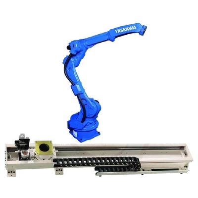 6 assi braccio robotico Yaskawa GP25-12 con CNGBS Robot Guide Rail per la manipolazione dell'automazione robot