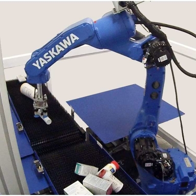 6 assi braccio robotico Yaskawa GP25-12 con CNGBS Robot Guide Rail per la manipolazione dell'automazione robot