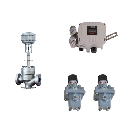 Valvola di controllo pneumatico con posizionatore di valvola intelligente originale Rotork YT-2500 e regolatore di filtro Masoneilan 78-40