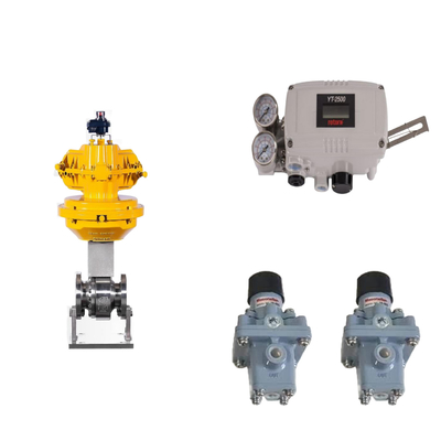 Valvola di controllo pneumatico con posizionatore di valvola intelligente originale Rotork YT-2500 e regolatore di filtro Masoneilan 78-40
