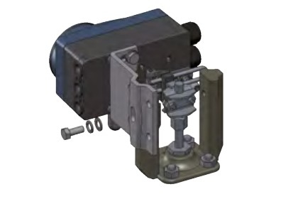 Posizionatore elettro-pneumatico digitale Burkert Tipo 8792 posizionatore di valvola con valvola di controllo e attuatore di marca cinese