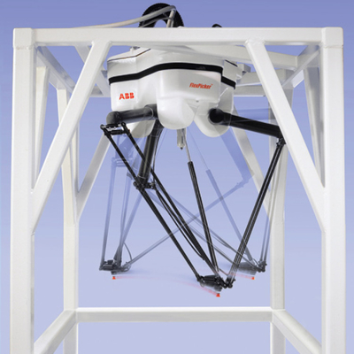 ABB 4 assi braccio robot IRB 360-1 con CNGBS guida rotaia come macchina di assemblaggio per la movimentazione OEM