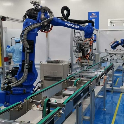 Yaskawa GP180-120 Braccio robotico con CNGBS Robot Quick Changer per robot industriale automatizzato