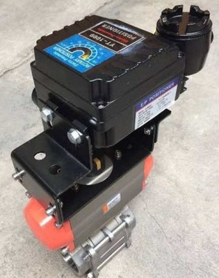 Valvole di globo della valvola di regolazione di KOSO 220C con il tipo pneumatico azionatore di 6400RB 6500RA 7300RB con il posizionatore della valvola YT-3300
