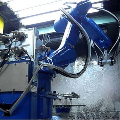 Verniciatura auto braccio robotico 6 assi Yaskawa MPX1150 Con CNGBS Robot Gripper Per Verniciare Robot Parete