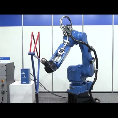 6 Assi Verniciatura Braccio Robotico Yaskawa MPX1950 Con CNGBS Robot Abbigliamento Per Robot Verniciatura Automatica