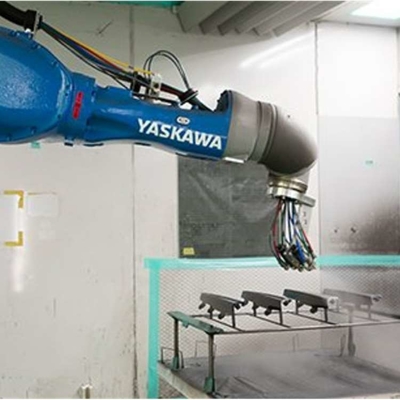 Verniciatura 6 Asse Braccio robotico Yaskawa MPX2600 Con CNGBS Stazione di pulizia delle armi Per Verniciare Robot