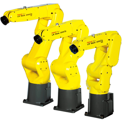 FANUC LR Mate 200iD 6 assi braccio robot industriale con presa CNGBS per l'assemblaggio del motore