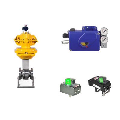 Valvola di controllo pneumatico cinese con posizionatore di valvola Foxboro SRI990 originale intelligente e interruttore di limite di rotore