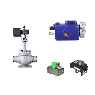 Valvola di controllo pneumatico cinese con posizionatore di valvola Foxboro SRI990 originale intelligente e interruttore di limite di rotore