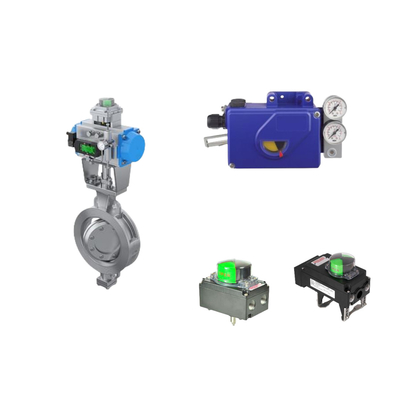 Valvola di controllo pneumatico cinese con posizionatore di valvola Foxboro SRI990 originale intelligente e interruttore di limite di rotore