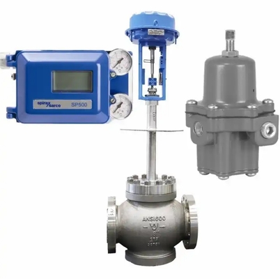 Valvola di controllo del flusso con Spirax Sarco Valve Positioner SP500 Smart Positioner originale e nuovo stock