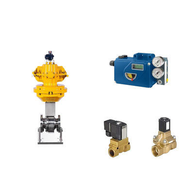 Valvola di controllo pneumatico cinese con posizionatore di valvola Foxboro SRD991 originale intelligente e valvola solenoide Burkert