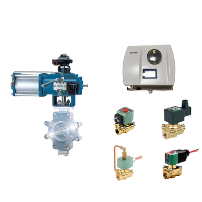 Valvola di controllo pneumatico con Neles ND7000 posizionatore di valvola intelligente con valvola solenoide Asco come fornitore di valvole Sto