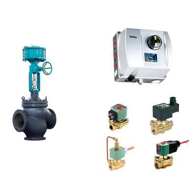 Valvola di controllo pneumatica cinese con Neles ND9000 posizionatore di valvola intelligente con valvola solenoide Asco