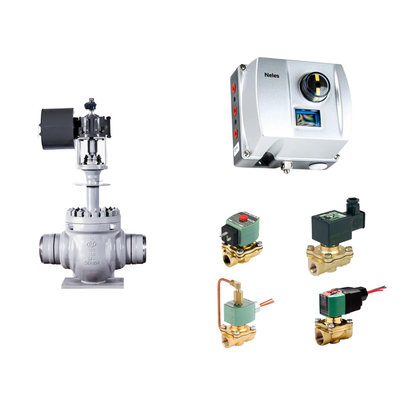 Valvola di controllo pneumatica cinese con Neles ND9000 posizionatore di valvola intelligente con valvola solenoide Asco