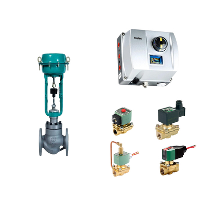 Valvola di controllo pneumatica cinese con Neles ND9000 posizionatore di valvola intelligente con valvola solenoide Asco
