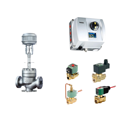 Valvola di controllo pneumatica cinese con Neles ND9000 posizionatore di valvola intelligente con valvola solenoide Asco