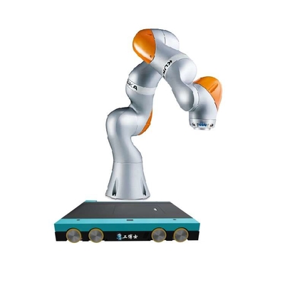 7 assi Kuka Robot Arm LBR Iiwa 14 R820 Con CNGBS Robot Shuttle a quattro vie per l'automazione