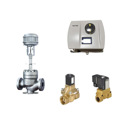 Valvola di controllo pneumatico cinese con posizionatore di valvola Neles ND7000 e valvola solenoide Burkert
