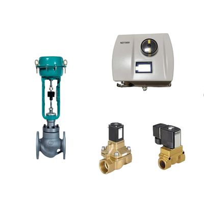 Valvola di controllo pneumatico cinese con posizionatore di valvola Neles ND7000 e valvola solenoide Burkert