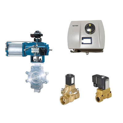 Valvola di controllo pneumatico cinese con posizionatore di valvola Neles ND7000 e valvola solenoide Burkert