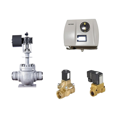 Valvola di controllo pneumatico cinese con posizionatore di valvola Neles ND7000 e valvola solenoide Burkert