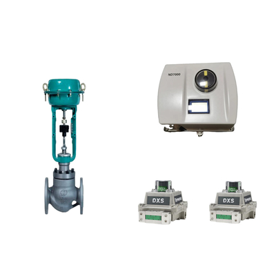 Valvola di controllo con Neles ND7000 Posizionatore di valvola intelligente con interruttore di limite EMERSON