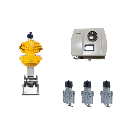 Valvola di controllo pneumatico cinese con posizionatore di valvola Neles ND7000 e interruttore di limite EMERSON