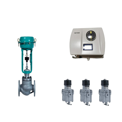 Valvola di controllo pneumatico cinese con posizionatore di valvola Neles ND7000 e interruttore di limite EMERSON