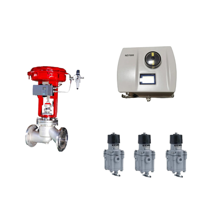 Valvola di controllo pneumatico cinese con posizionatore di valvola Neles ND7000 e interruttore di limite EMERSON