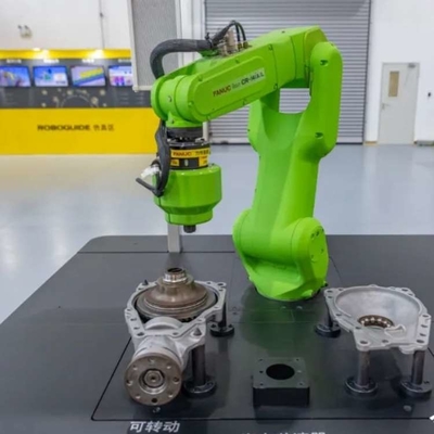6 Axis Fanuc CRX-5iA Cobot Robot Arm con CNGBS Robot Clothes per la manipolazione come robot collaborativo
