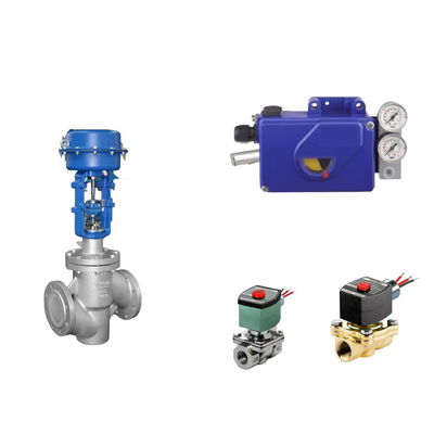 Valvola di controllo pneumatico cinese con posizionatore di valvola Foxboro SRI990 originale intelligente e valvola solenoide ASCO