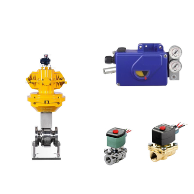 Valvola di controllo pneumatico cinese con posizionatore di valvola Foxboro SRI990 originale intelligente e valvola solenoide ASCO