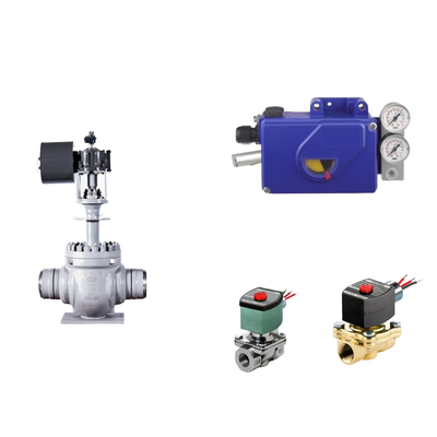 Valvola di controllo pneumatico cinese con posizionatore di valvola Foxboro SRI990 originale intelligente e valvola solenoide ASCO