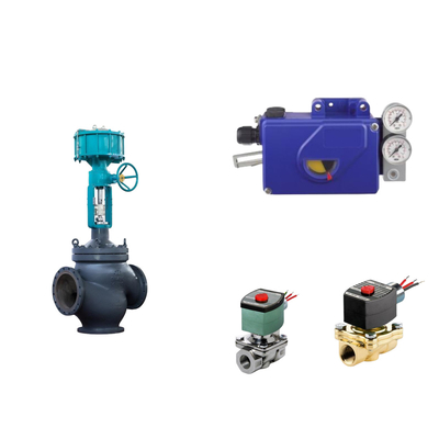 Valvola di controllo pneumatico cinese con posizionatore di valvola Foxboro SRI990 originale intelligente e valvola solenoide ASCO