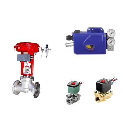 Valvola di controllo pneumatico cinese con posizionatore di valvola Foxboro SRI990 originale intelligente e valvola solenoide ASCO