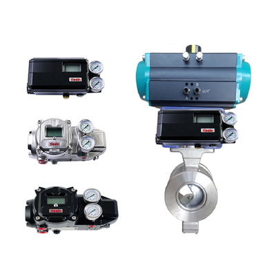 Valvola di controllo elettrica con Tissin Smart Valve Positioner TS700 Serie Pneumatici posizionatori e valvola solenoide Asco