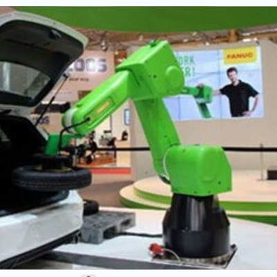 Fanuc Cobot braccio robotico 6 assi CR-14iA/L con robot RGV CNGBS per robot di movimentazione di pallet Cnc