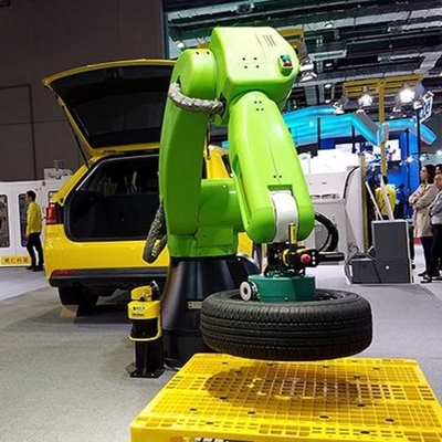 Fanuc Cobot braccio robotico 6 assi CR-14iA/L con robot RGV CNGBS per robot di movimentazione di pallet Cnc