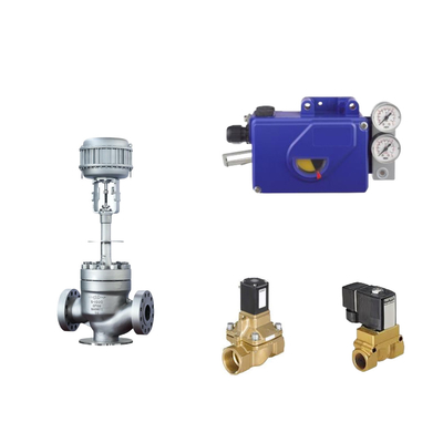 Valvola di controllo pneumatico cinese con posizionatore di valvola Foxboro SRI990 originale intelligente e valvola solenoide Burkert